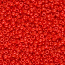 Miyuki rocailles Perlen 11/0 - Opaque red 11-407